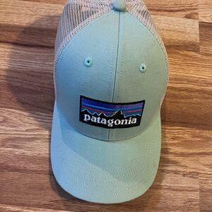 Patagonia Light Green Mesh Cap